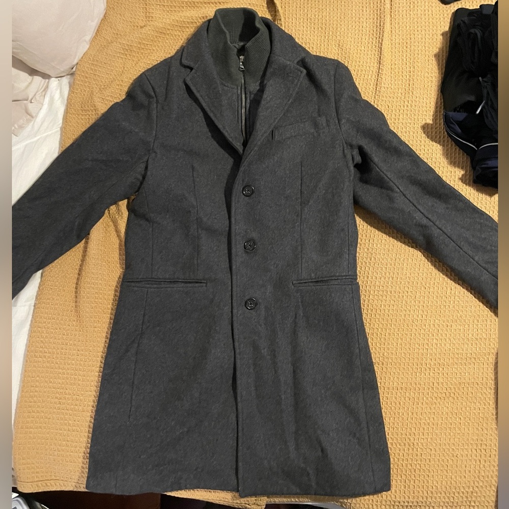 Banana Republic Factory Wool Blend Topcoat